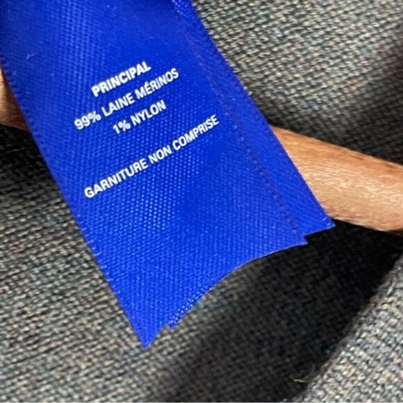 KIT & ACE Merino Wool Oversized Slouchy button up Cardigan grey green Size XS/S - Picture 7 of 10